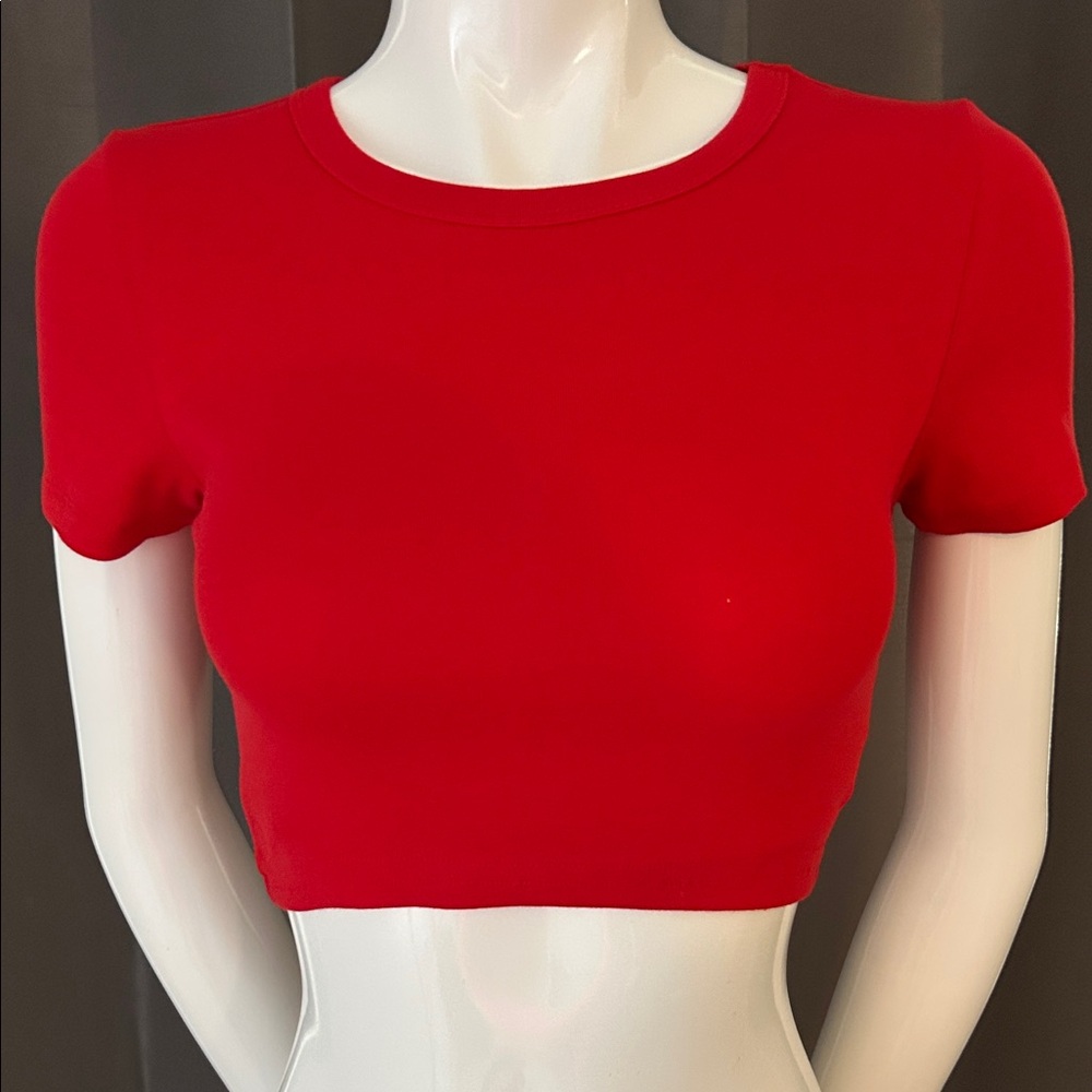 Twik Red Women's Crop Top (NWOT)